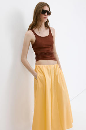 midi rok - geel