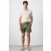 Mango Man katoenen relaxed fit korte broek - middengroen