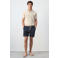 Mango Man katoenen relaxed fit casual short - donkerblauw