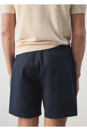 thumbnail: Mango Man katoenen relaxed fit casual short - donkerblauw