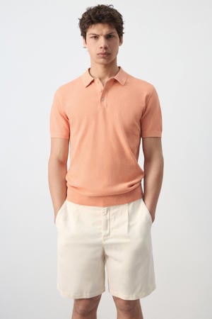regular fit polo - donkeroranje