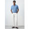Mango Man regular polo gebreid blauw