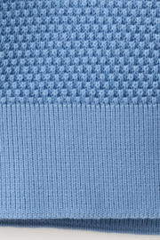 thumbnail: Mango Man regular polo gebreid blauw