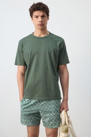 relaxed T-shirt - groen