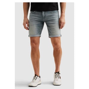 TAILWHEEL denim slim short lichtblauw