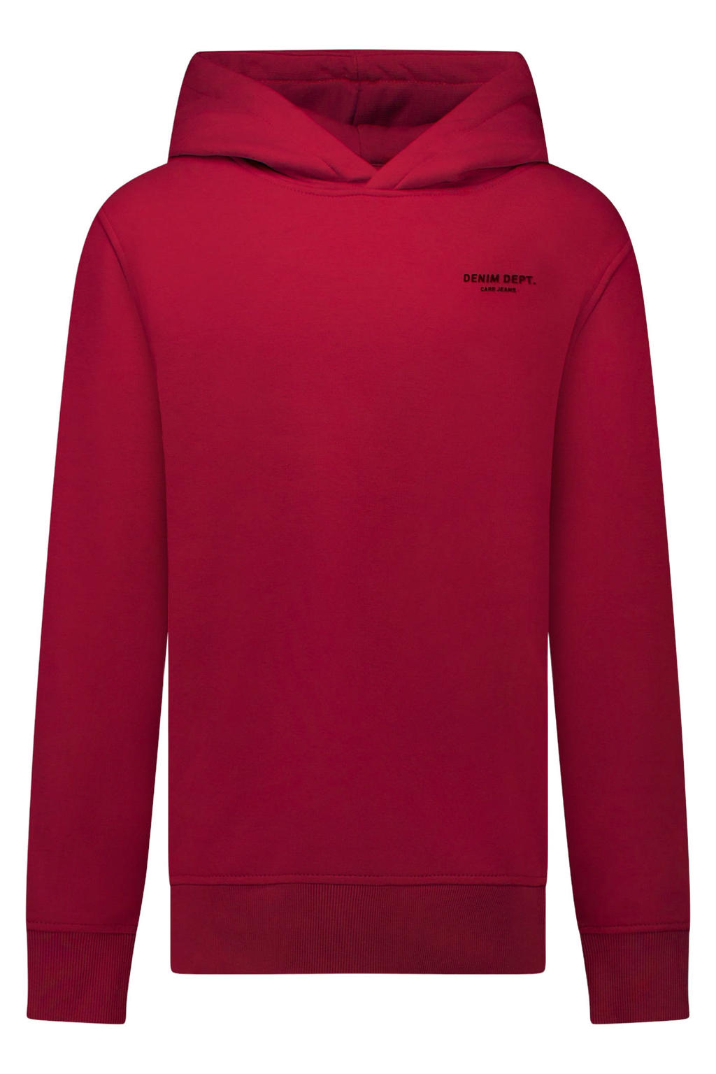 Cars hoodie met logo - donkerrood