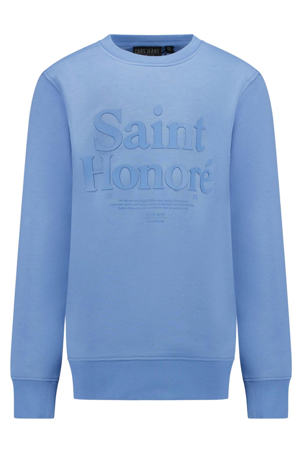 Cars sweater met print - lichtblauw