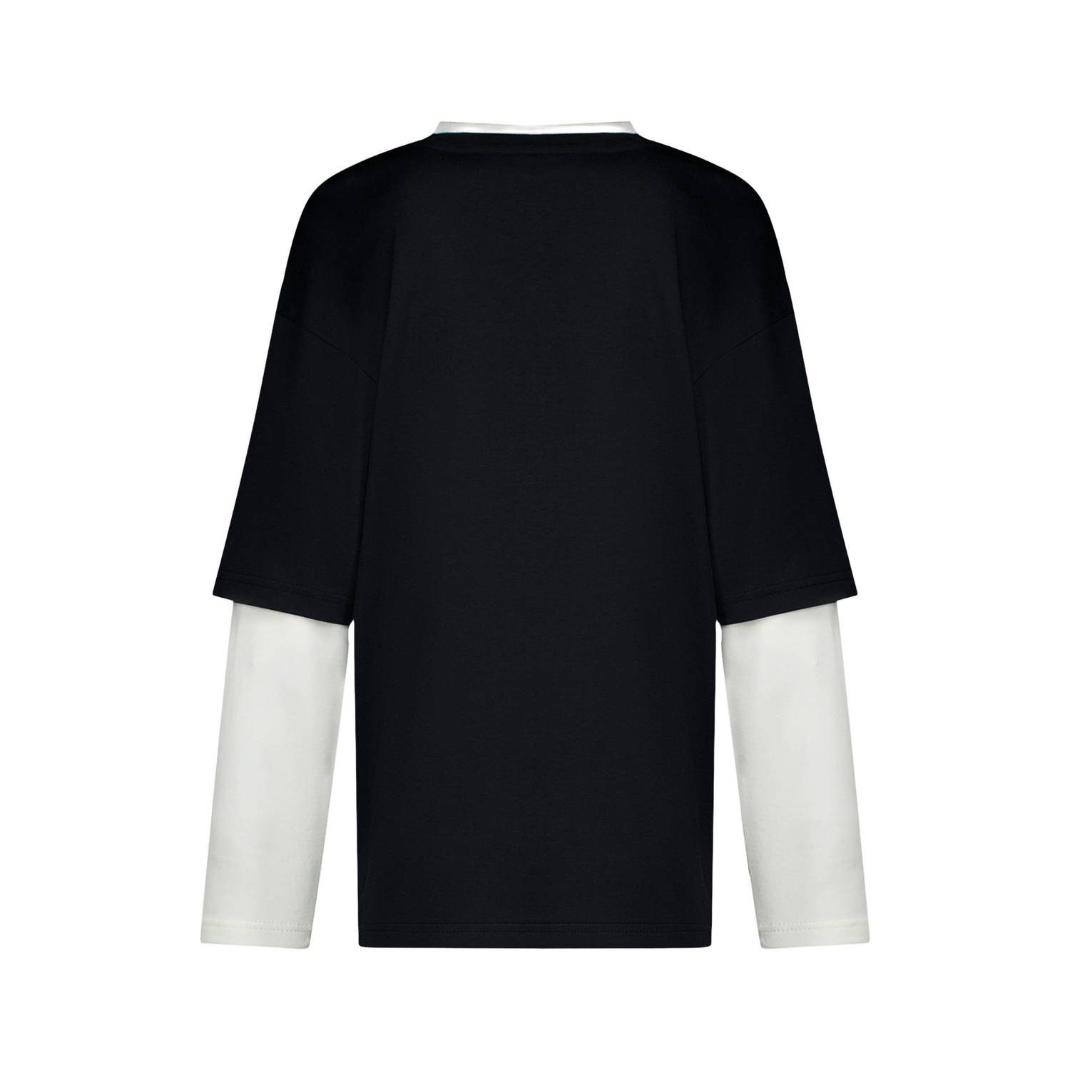 Cars longsleeve met print zwart wit