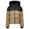 Cars pufferjas - taupe/zwart