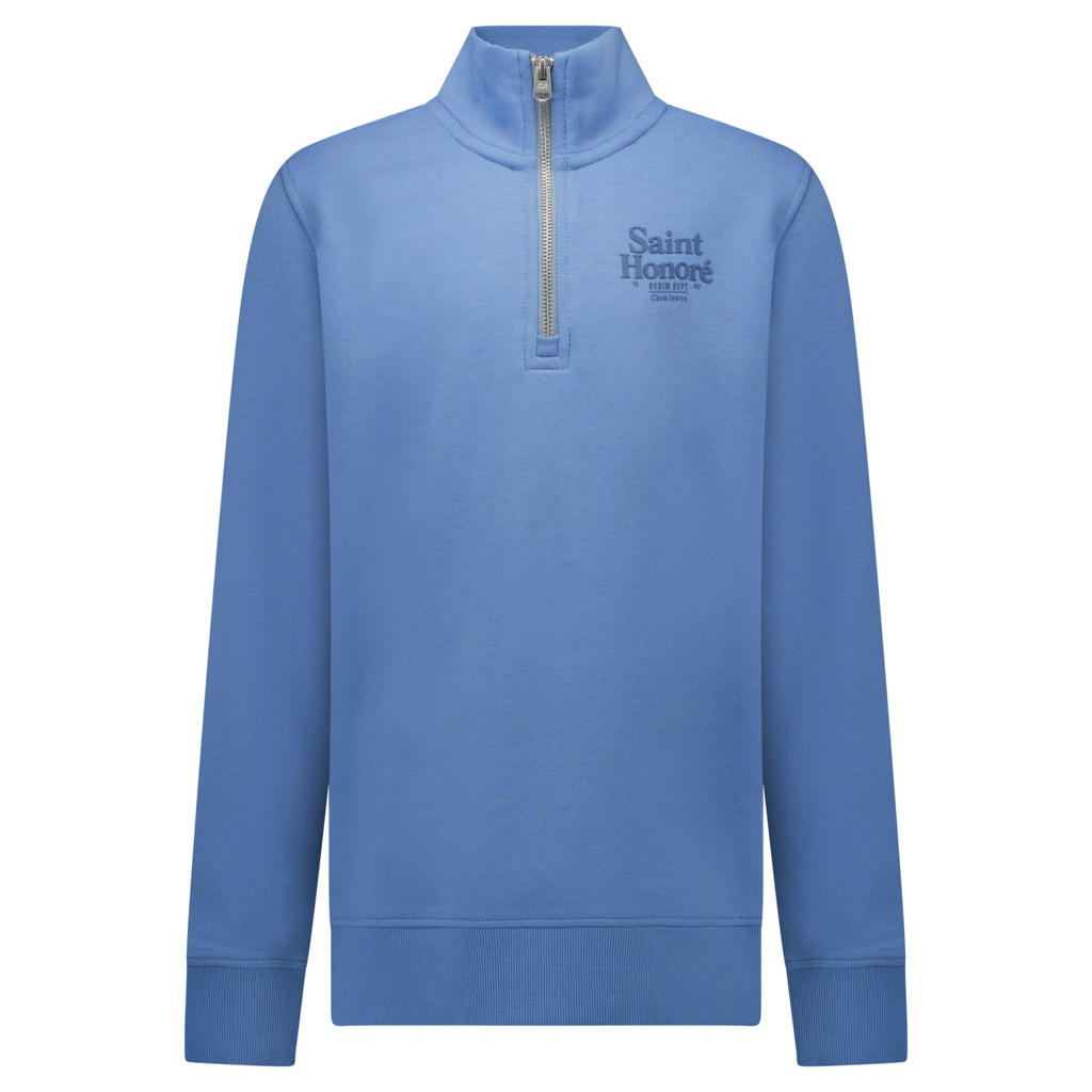 Cars sweater met print - grijsblauw