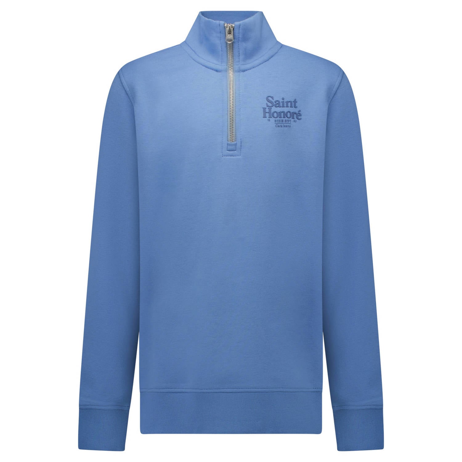 Cars sweater met print grijsblauw