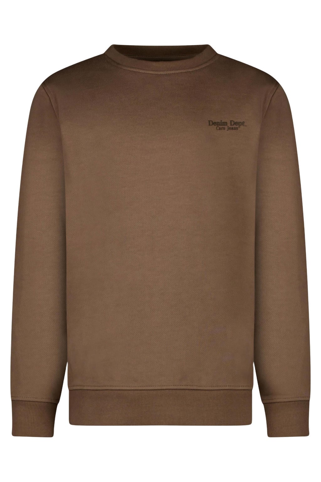 Cars rechtvallende sweater met backprint - taupe