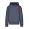 Cars hoodie met backprint - marineblauw/rood