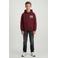 Cars hoodie met backprint - donkerrood