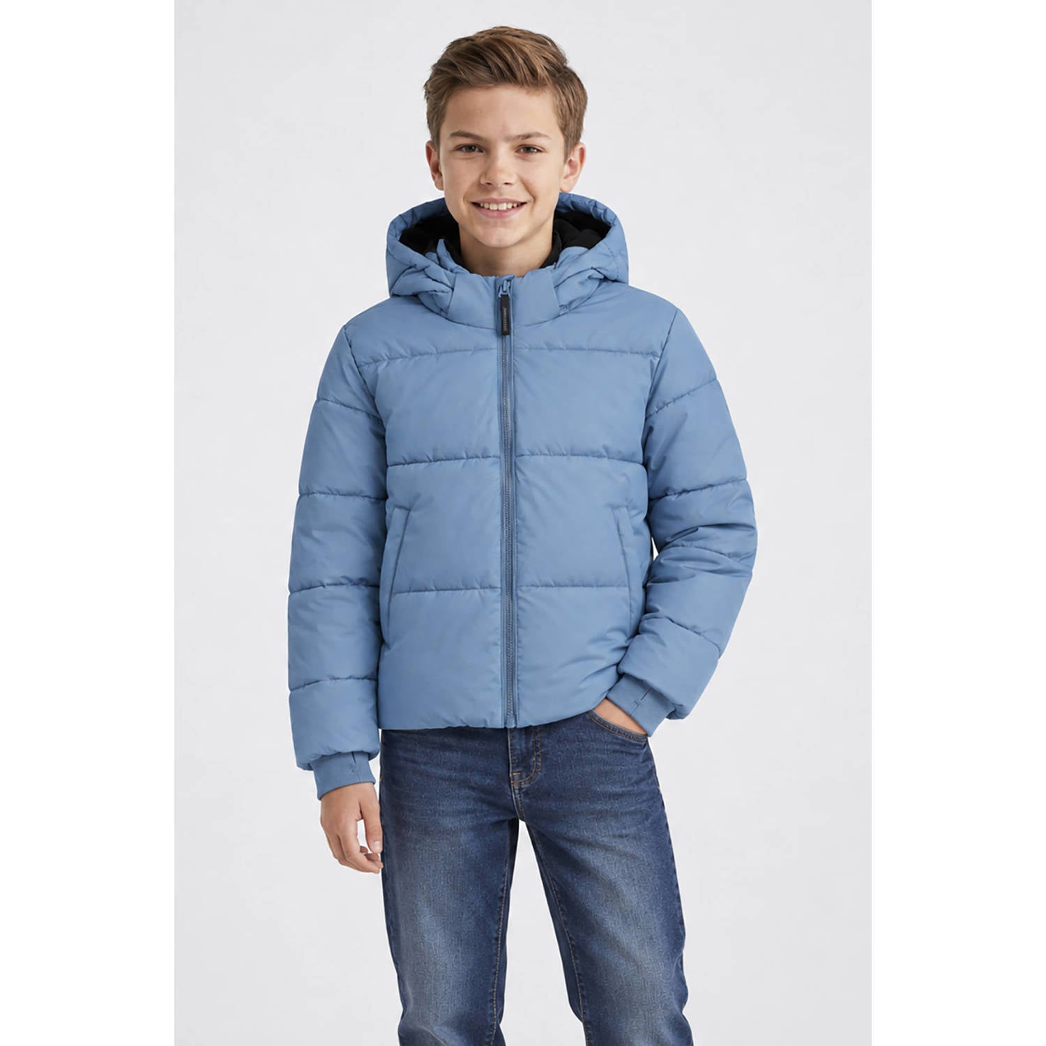 Cars pufferjas blauw