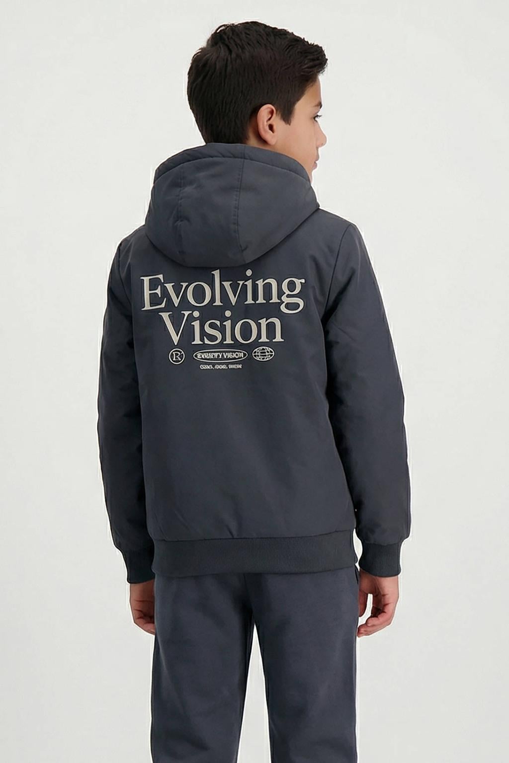 Cars hoodie met backprint - marineblauw