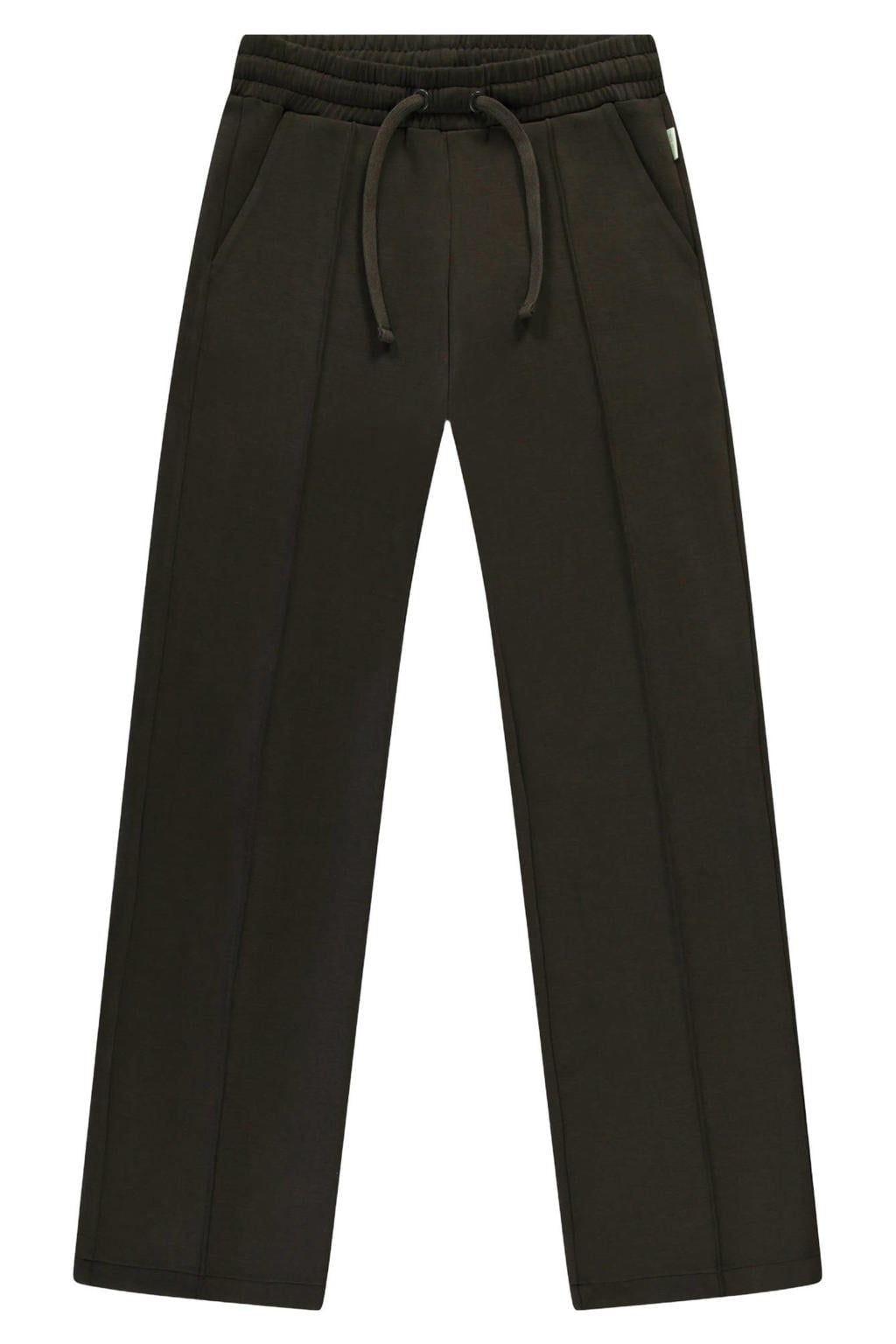 Bruine meisjes Cars regular fit joggingbroek van polyester met elastische tailleband met koord en effen