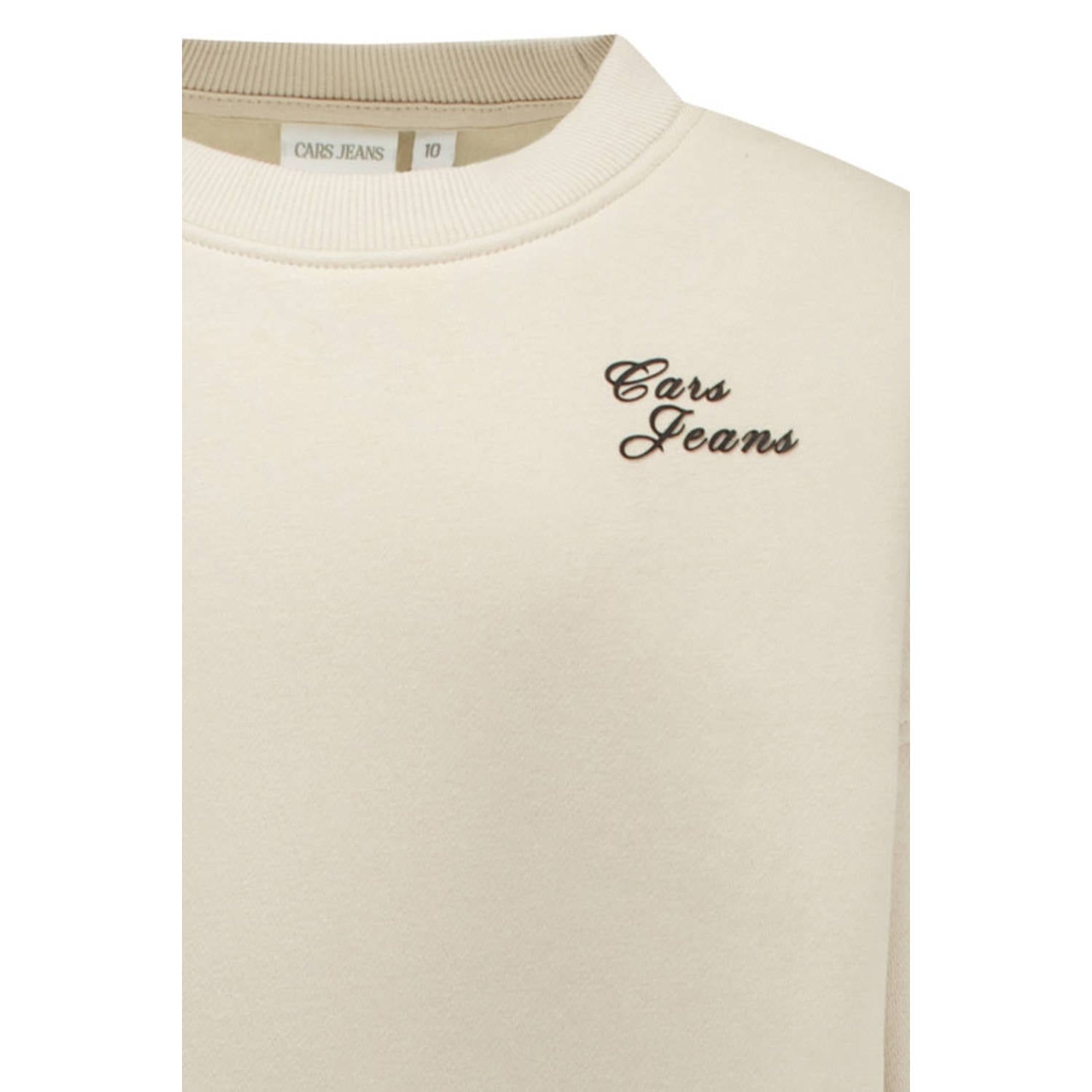 Cars sweater met logo zand
