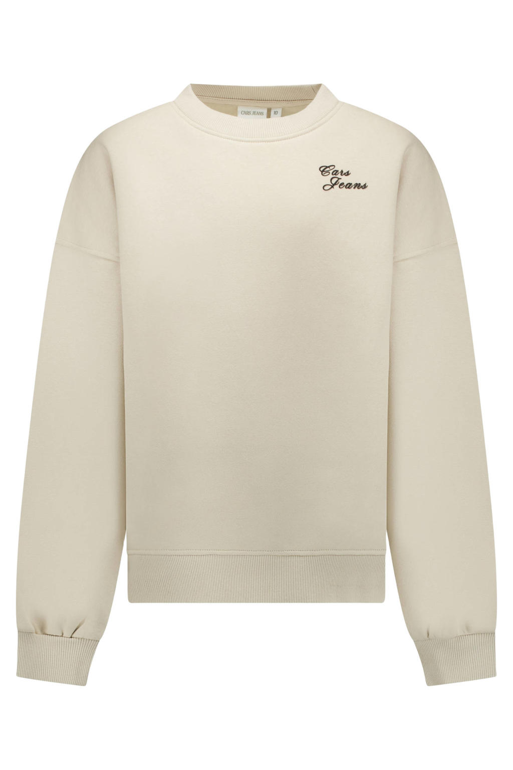 Cars sweater met logo - zand