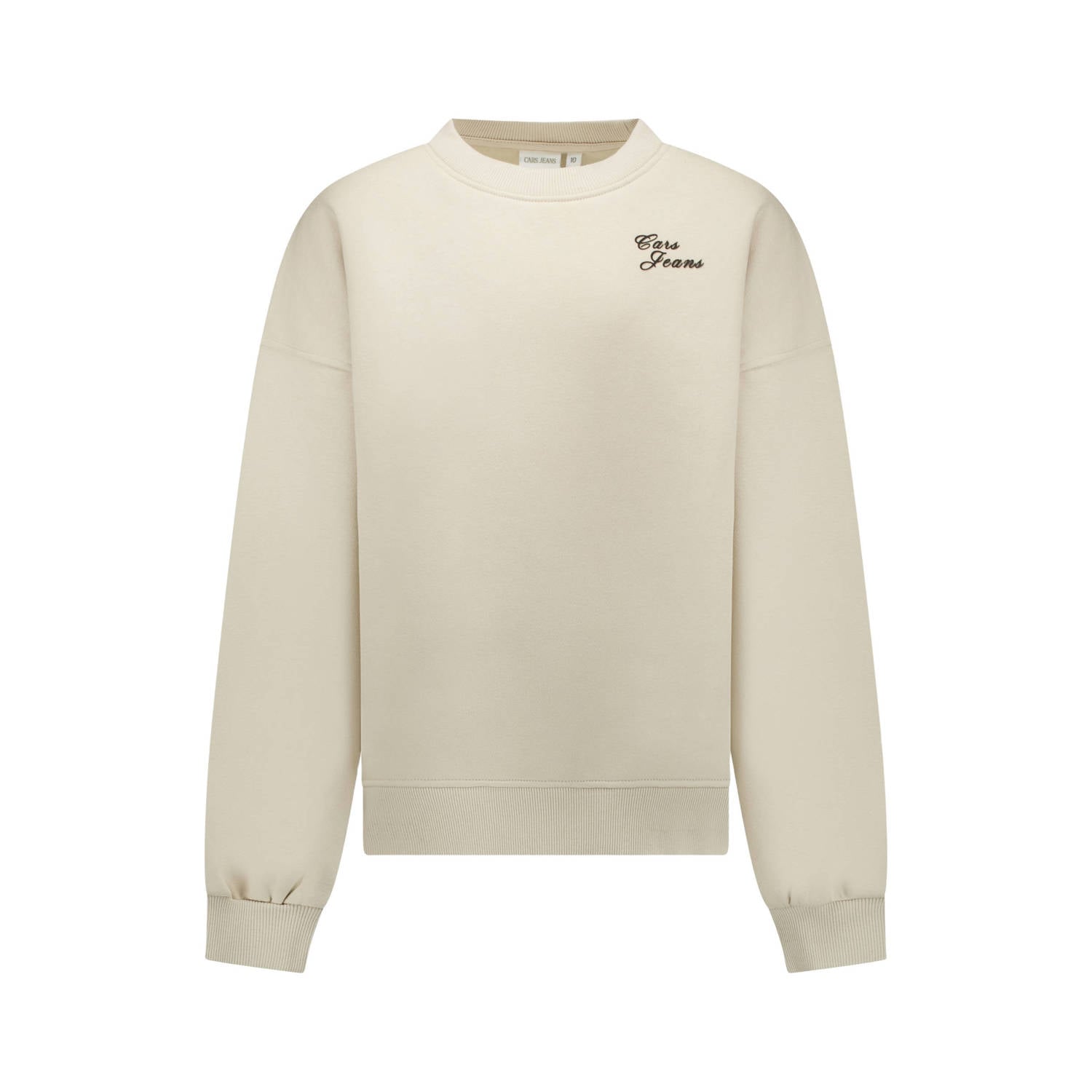 Cars sweater met logo zand