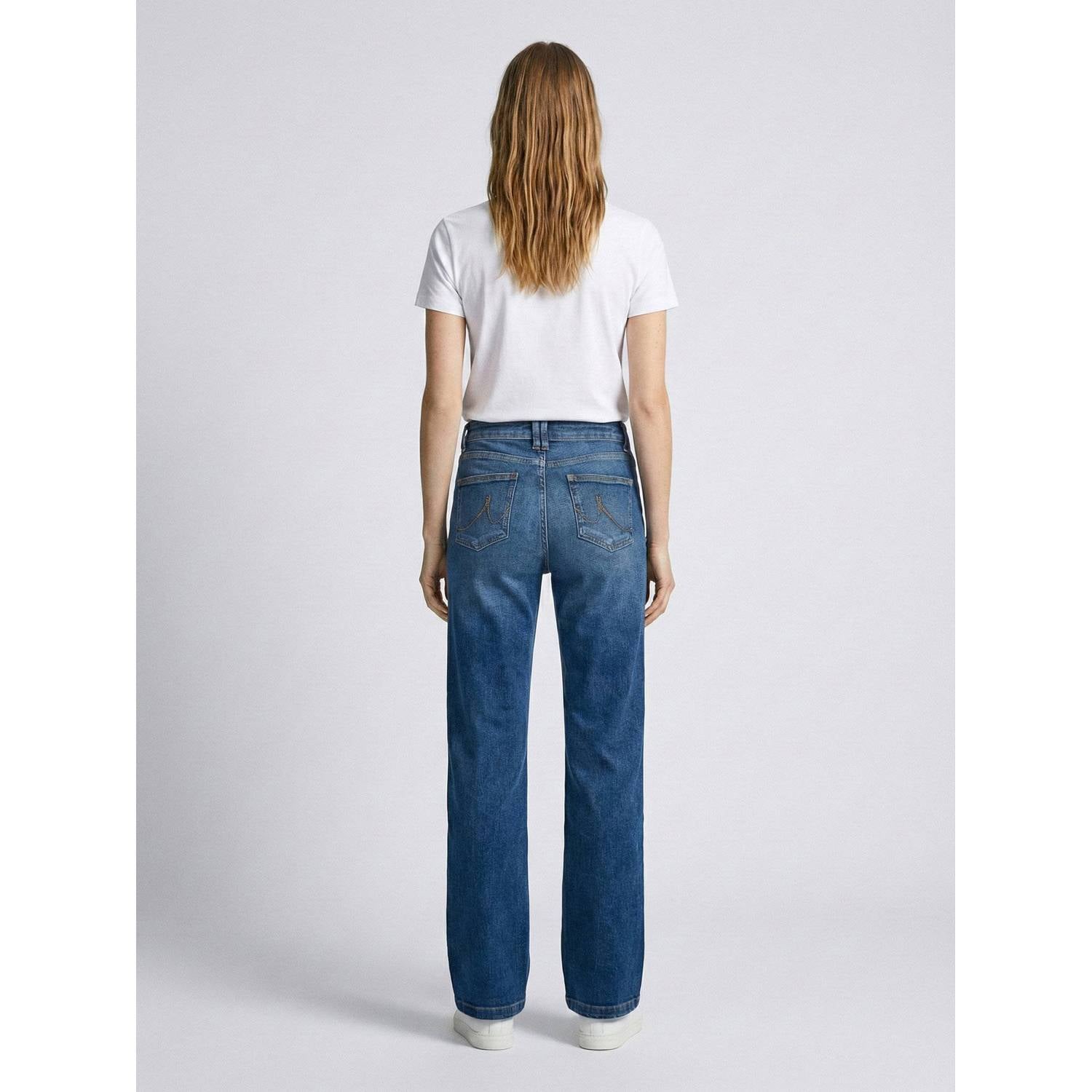 LTB wide leg jeans medium blue denim