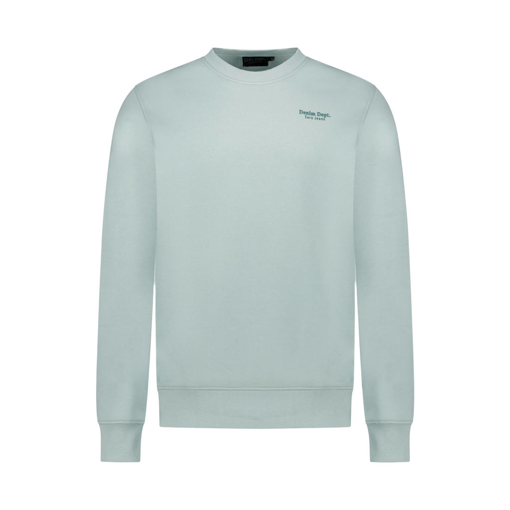 Cars regular fit sweater met logo - mintgroen