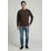 Cars regular fit sweater met logo - bruin