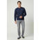 Cars regular fit sweater met backprint - donkerblauw