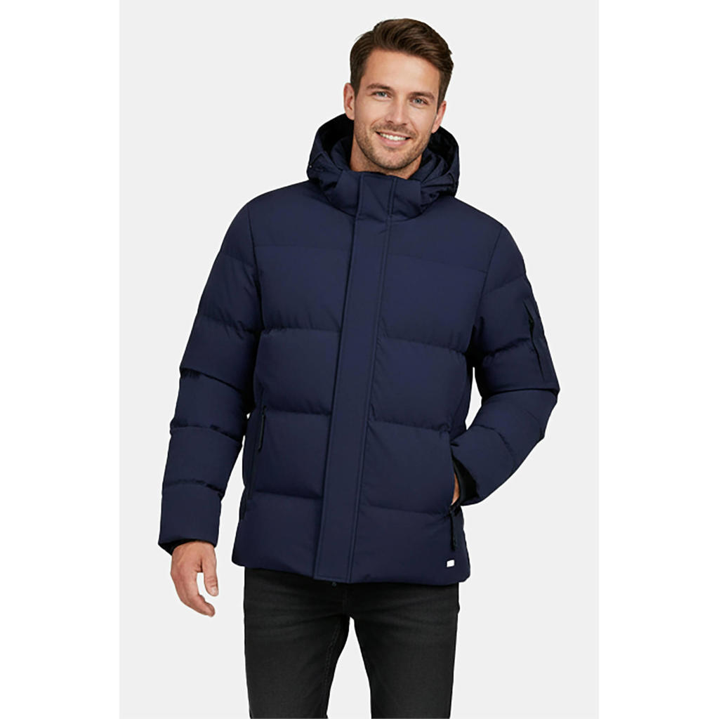 Cars quilted winterjas - donkerblauw