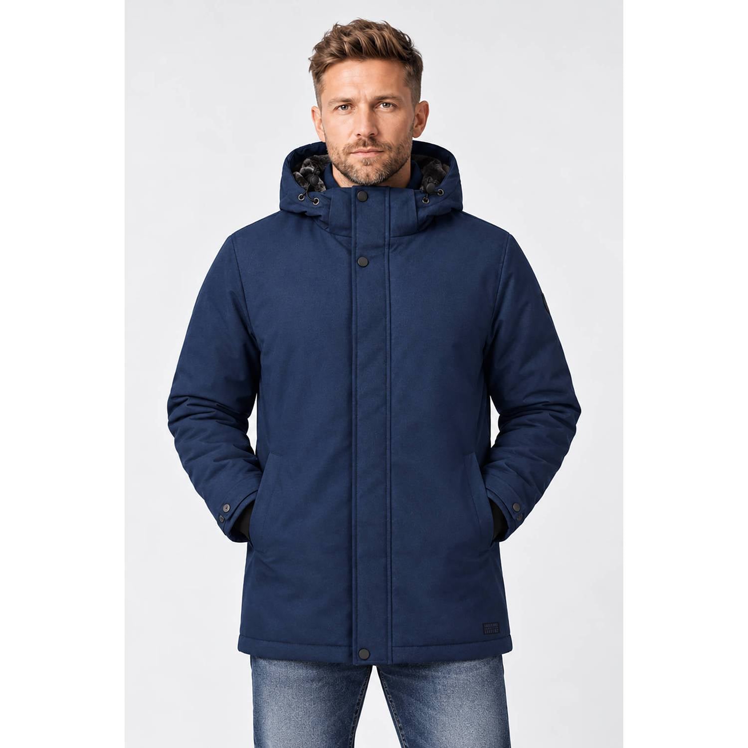 Cars winterjas donkerblauw