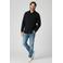 Cars regular fit overshirt met wafelstructuur - zwart