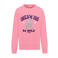 Cars sweater met print - roze/paars