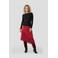 Anytime jersey top met gedrapeerd detail zwart