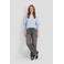 Anytime sweater met naaddetail lichtblauw