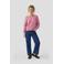 Anytime sweater met boothals mauve