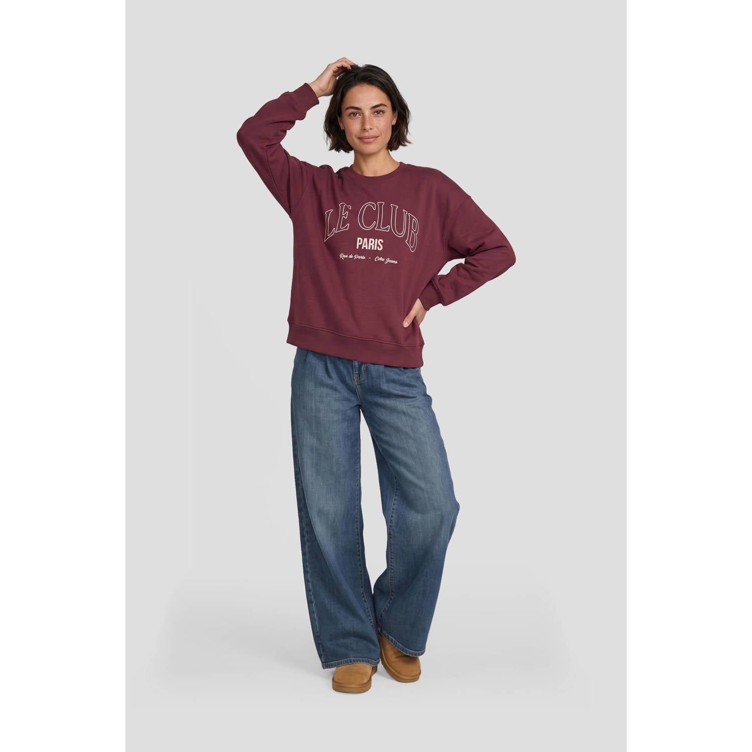 LTB wide leg jeans mediumblauw