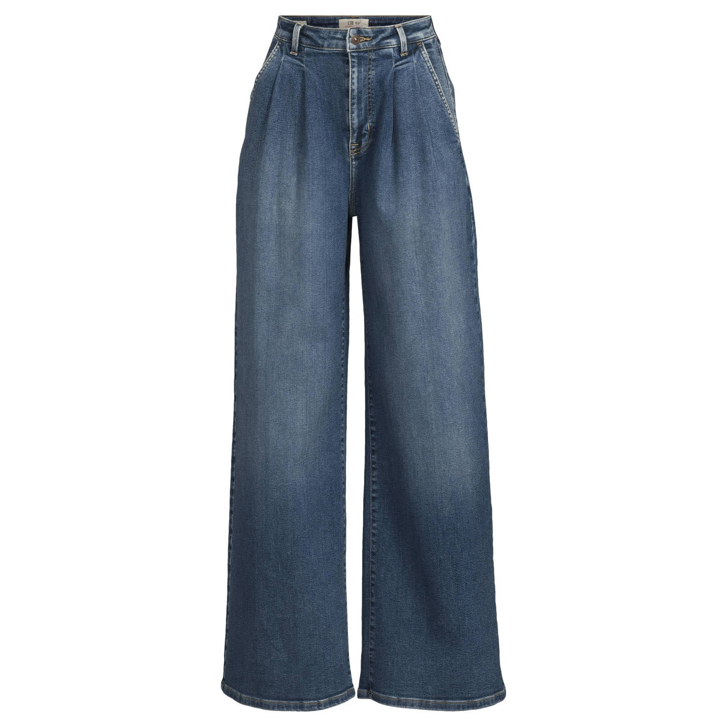 LTB wide leg jeans mediumblauw