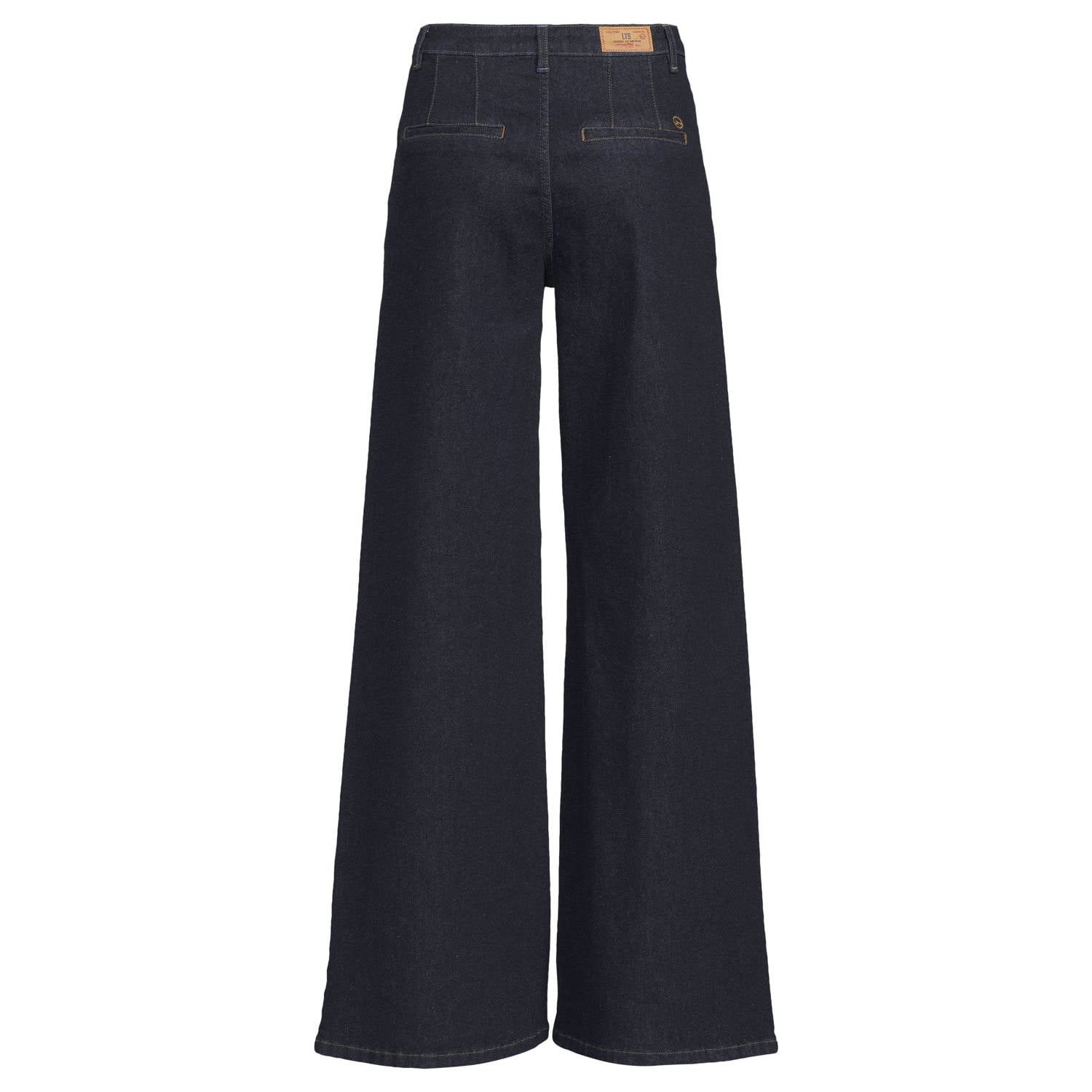LTB high waist wide leg jeans donkerblauw