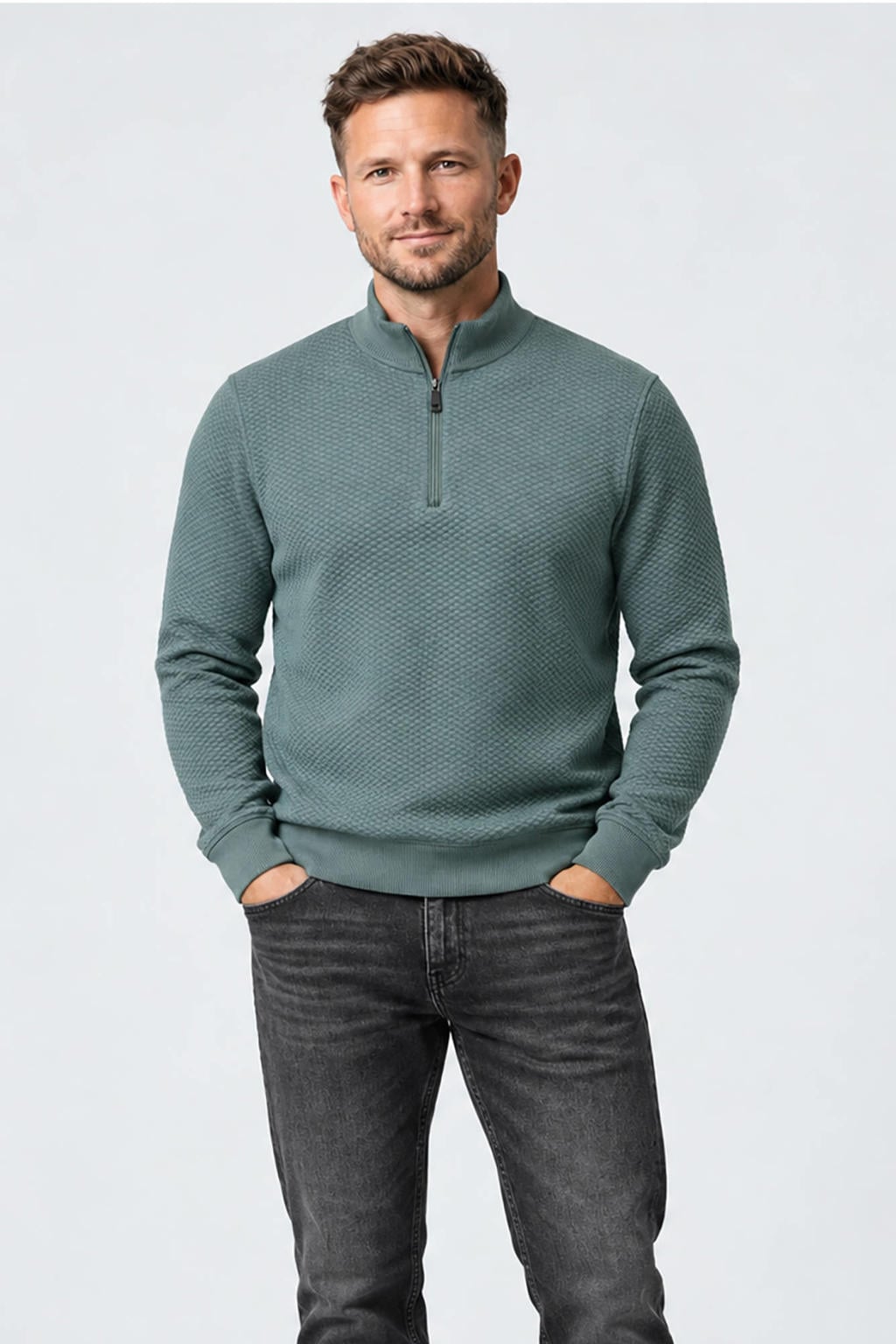 Cars regular fit sweater - mosgroen