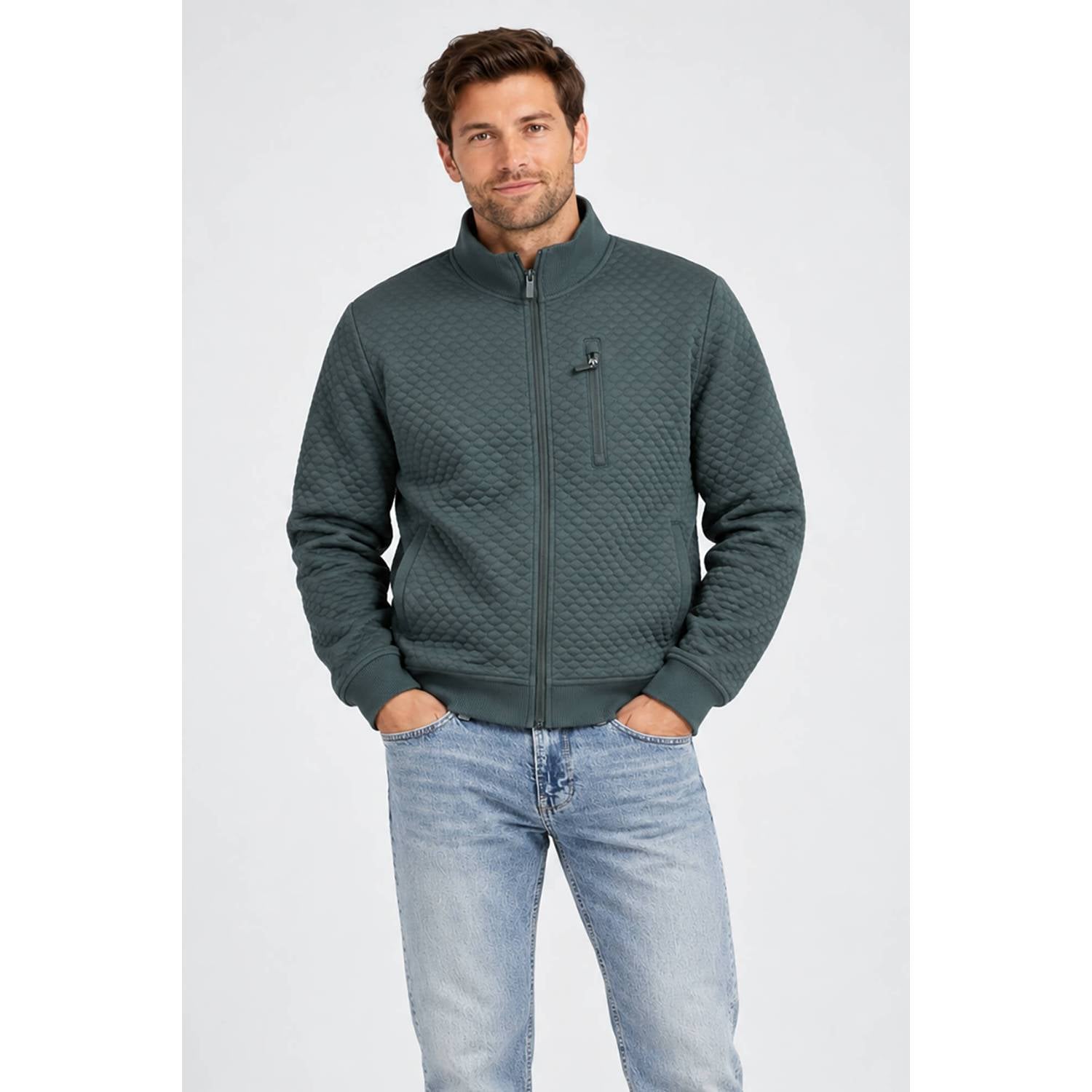 Cars sweatvest mosgroen