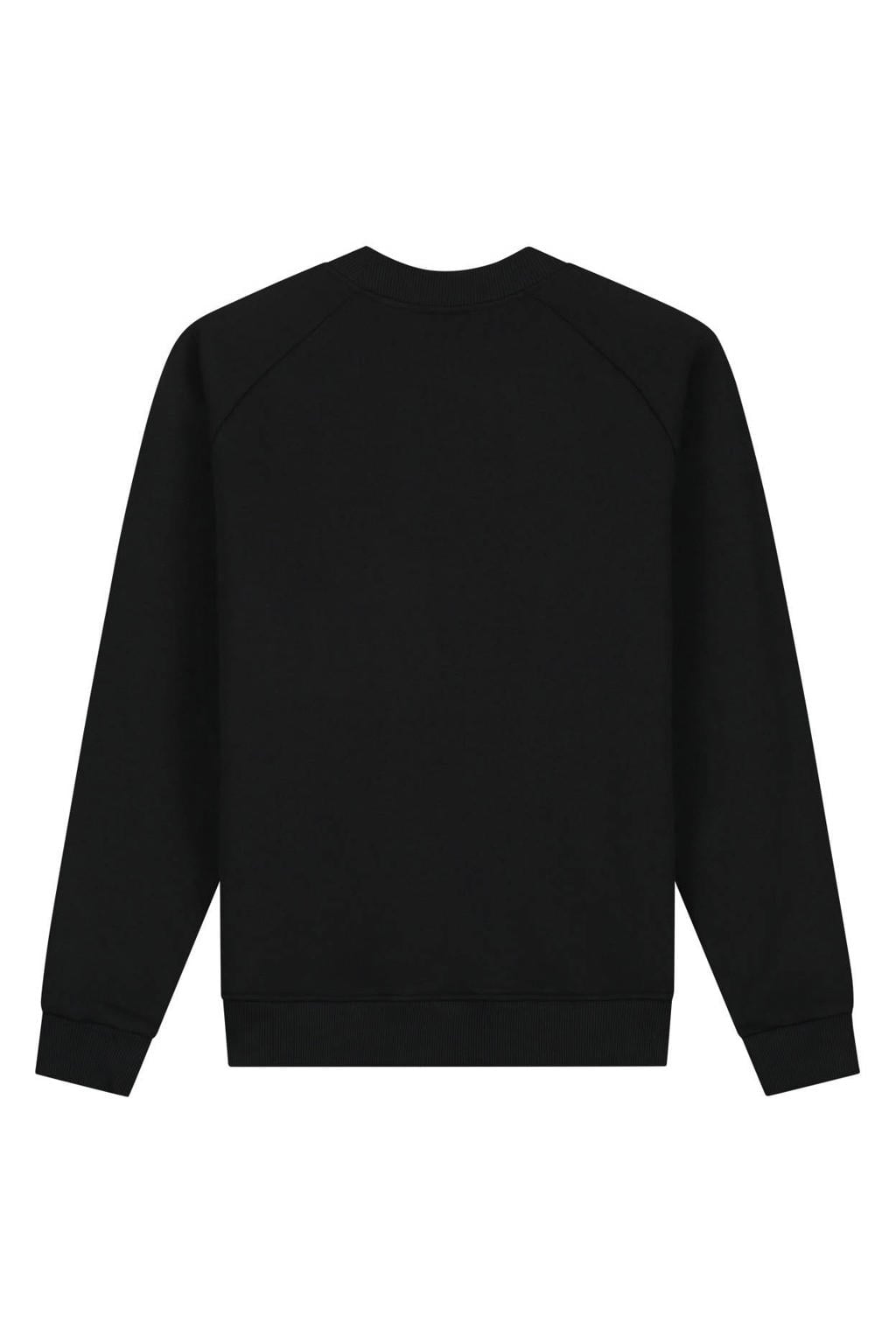 Malelions regular fit sweater - zwart
