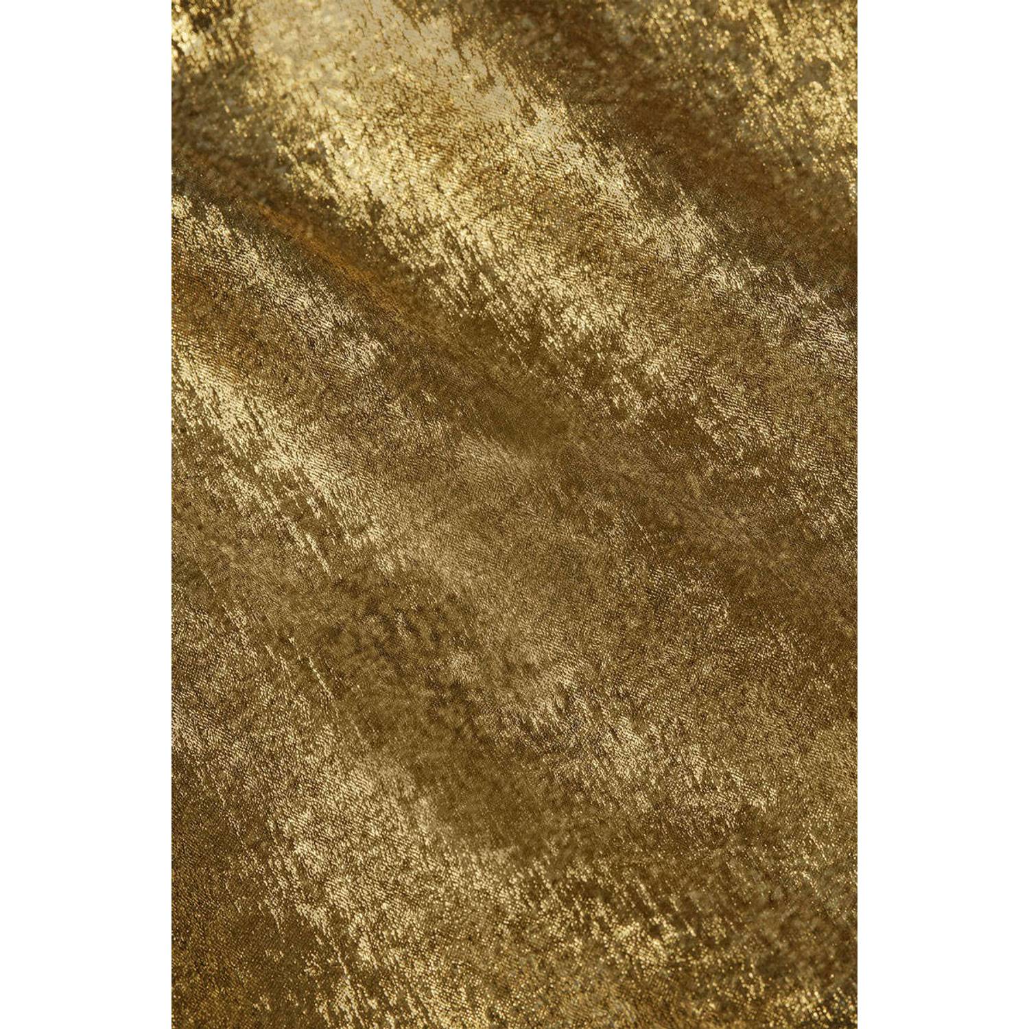 King Louie wide leg cropped culotte broek goud