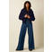 King Louie faux fur jas - donkerblauw