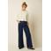 King Louie high waist flared jeans - donkerblauw