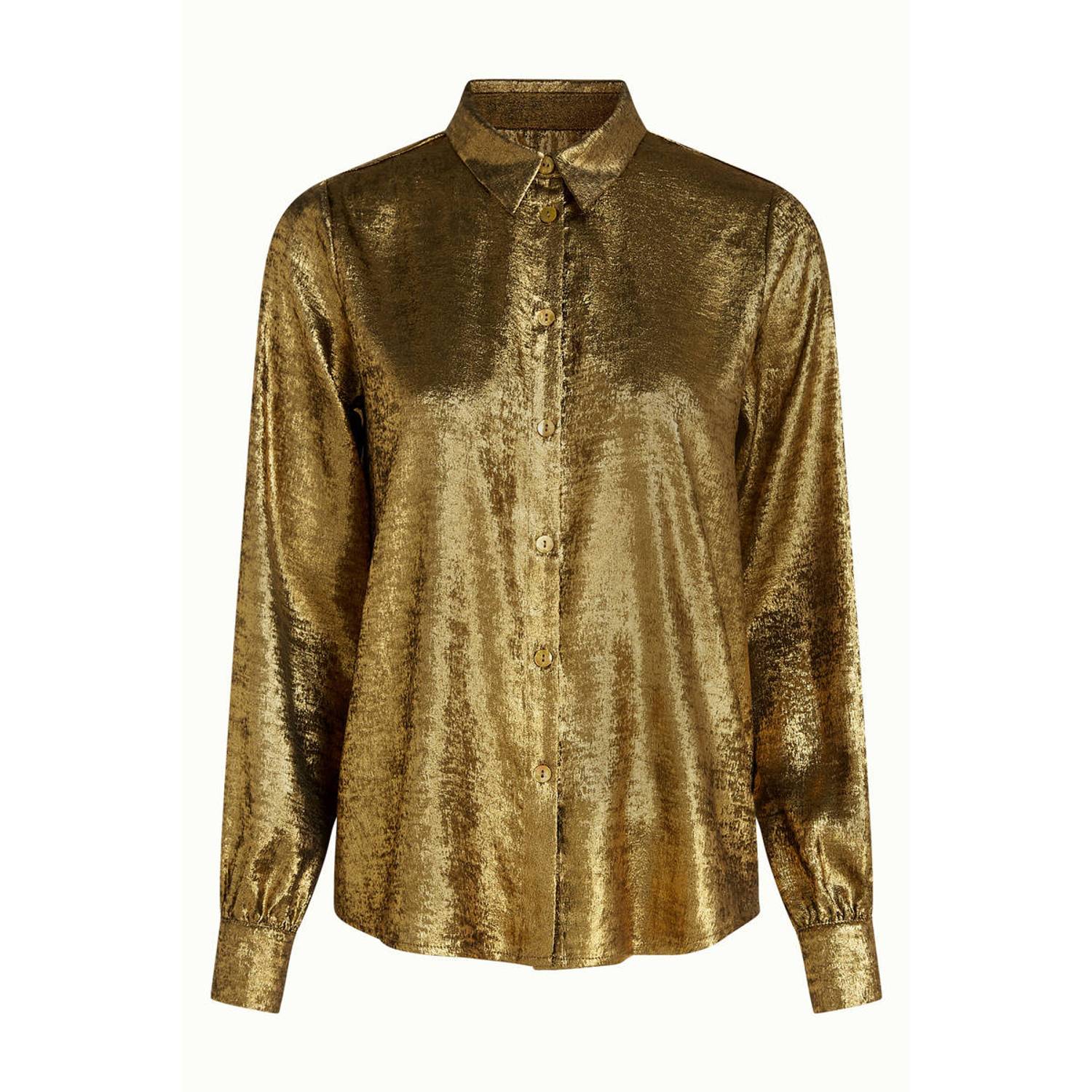 King Louie blouse goud