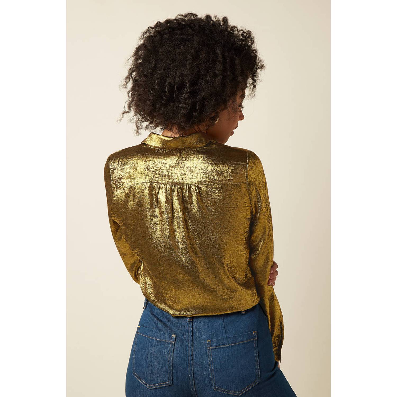 King Louie blouse goud