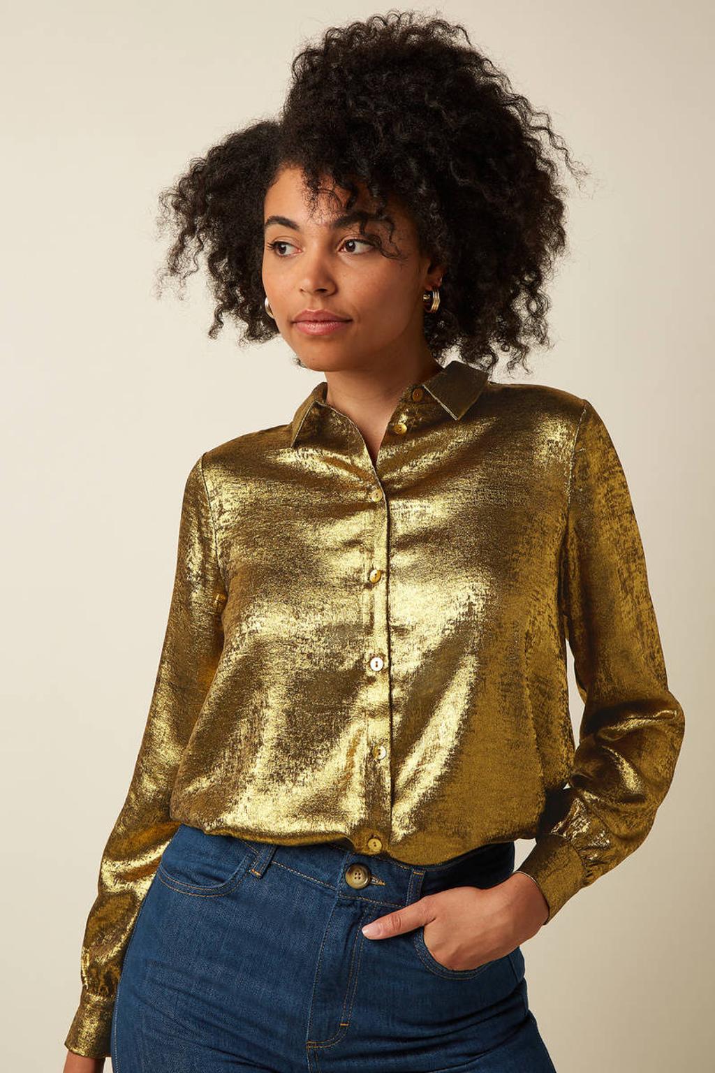 King Louie blouse - goud