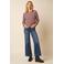 King Louie gestreepte top - rood