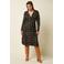King Louie midi blousejurk met ceintuur en print - meerkleurig