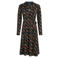 King Louie midi blousejurk met ceintuur en print - meerkleurig